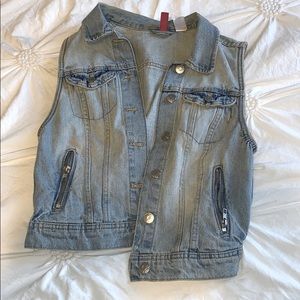 H&M denim vest